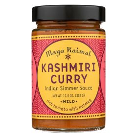Maya Kaimal Indian Simmer Sauce Kashmiri Curry - Case Of 6 - 12.5 Oz.